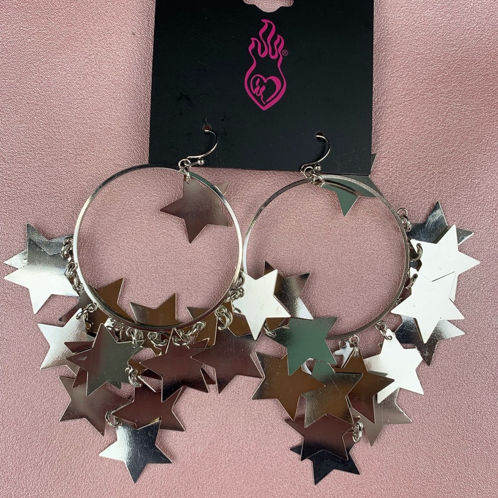 💥💥 FUNKY💥💥. Star chandelier earrings